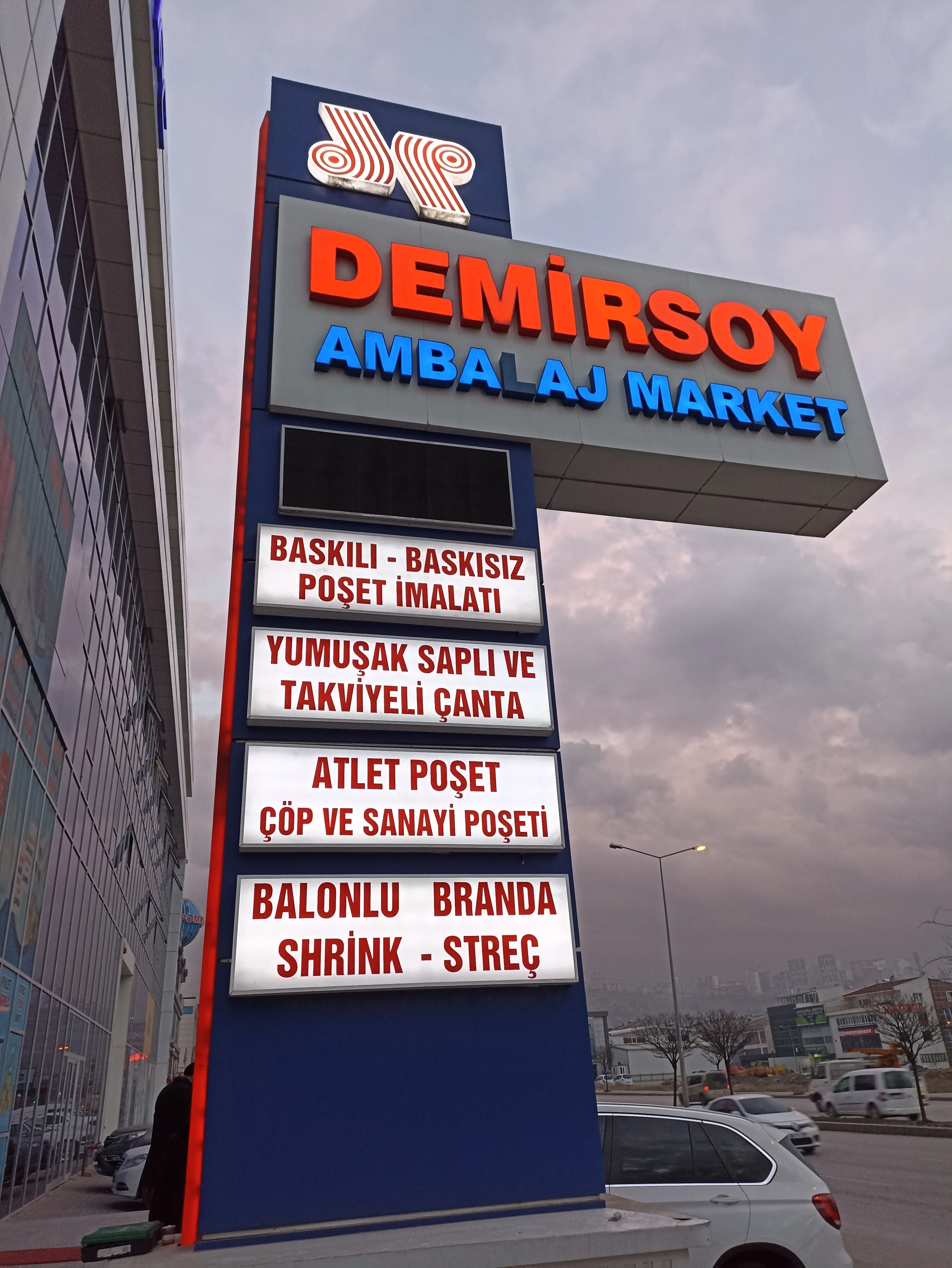 Ankara Totem Işıklı Tabela