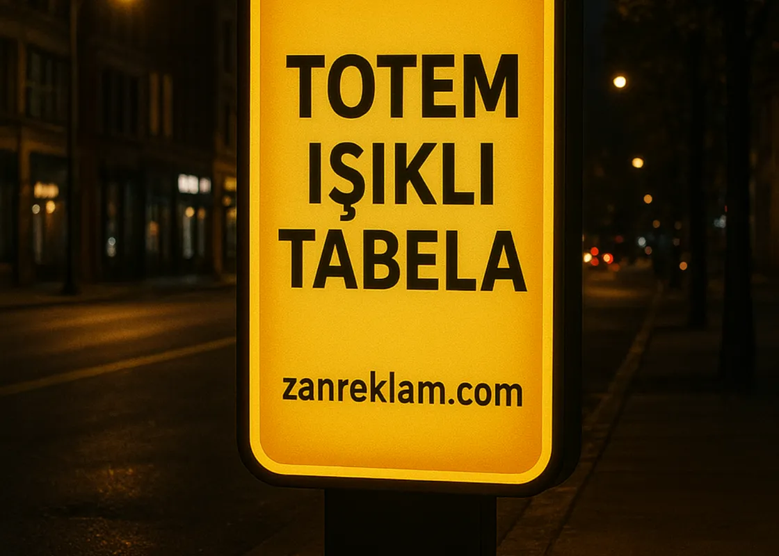 Ankara Totem Işıklı Tabela