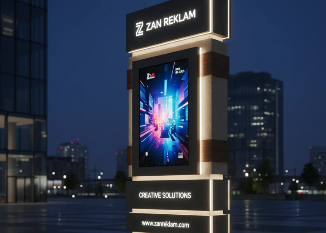 Ankara Totem Işıklı Tabela