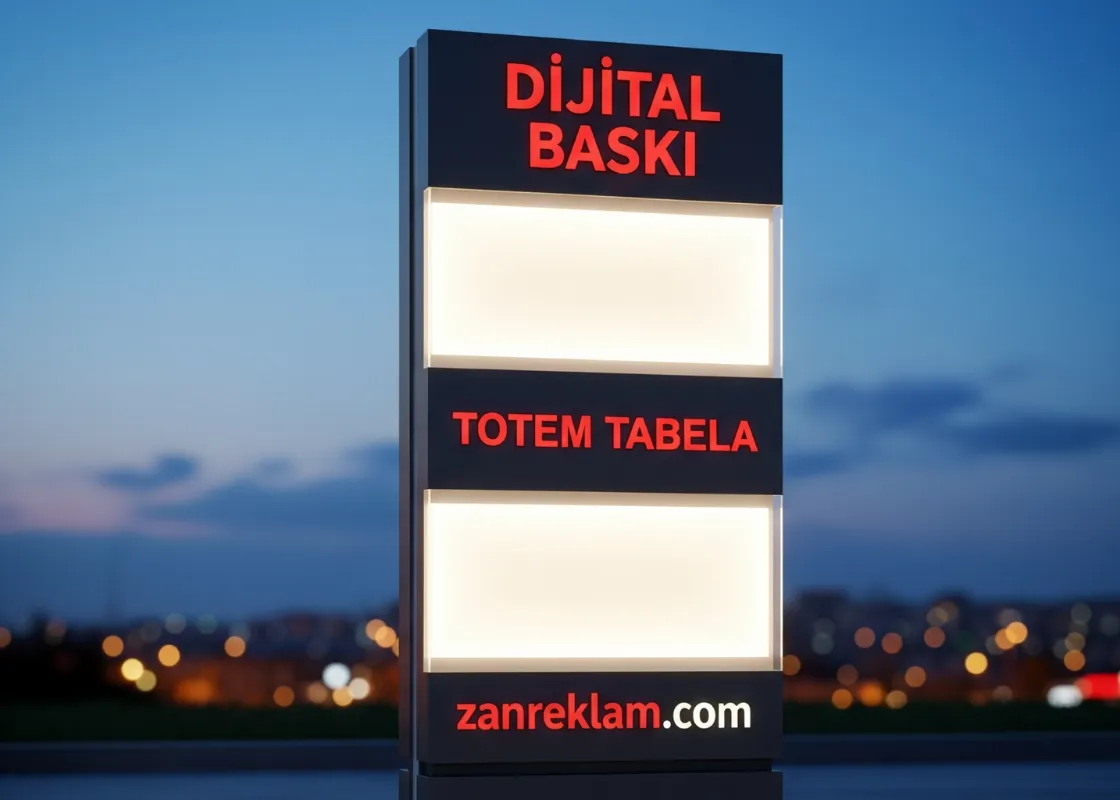 Ankara Totem Işıklı Tabela