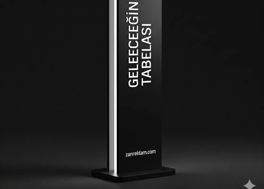 Ankara Totem Işıksız Tabela