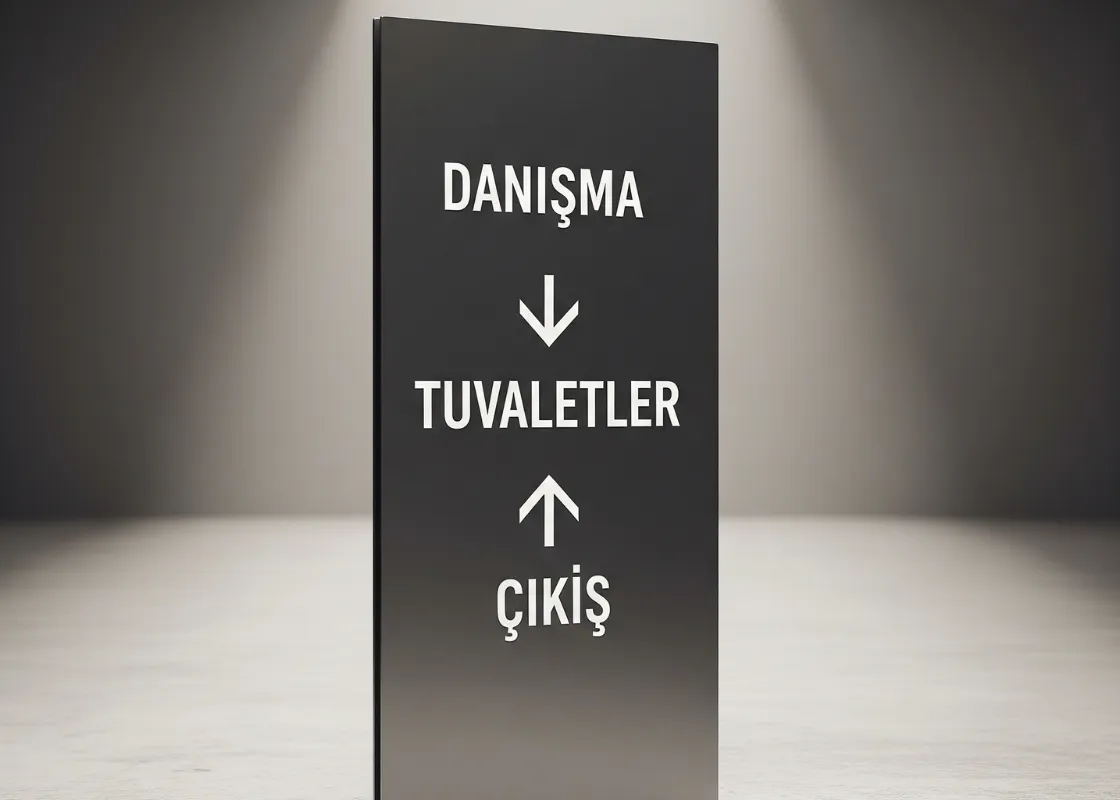 Ankara Totem Yönlendirme Tabela