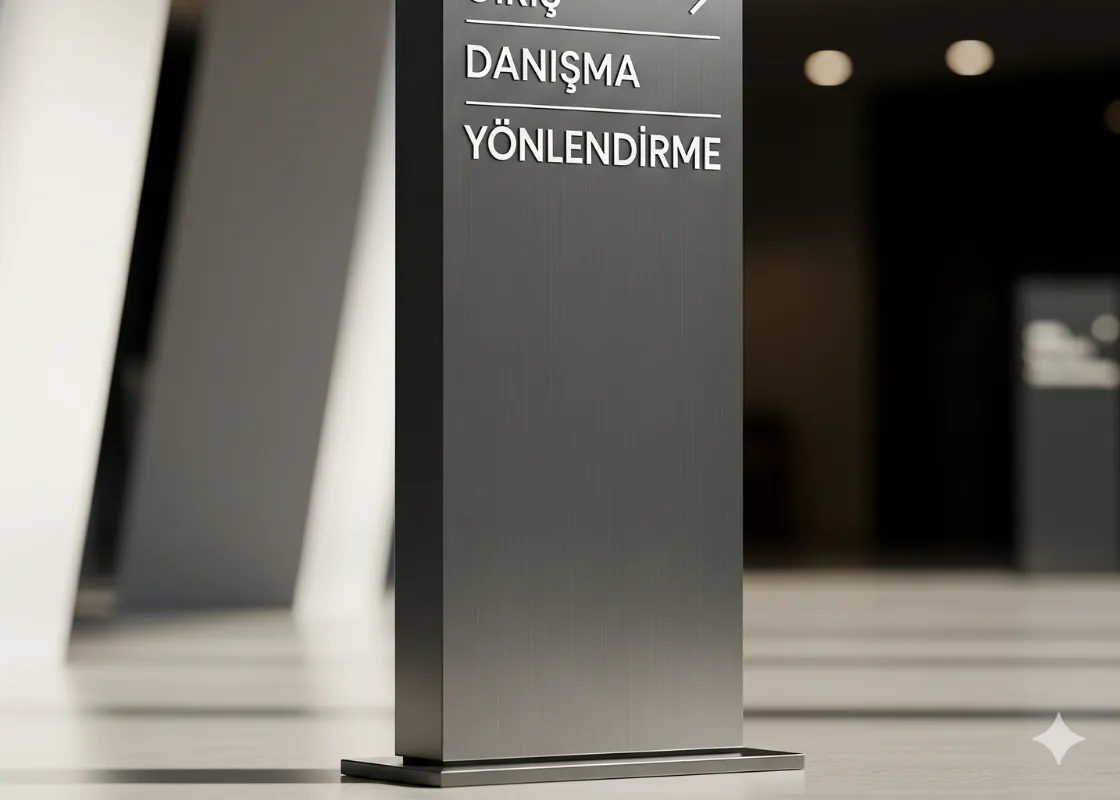 Ankara Totem Yönlendirme Tabela