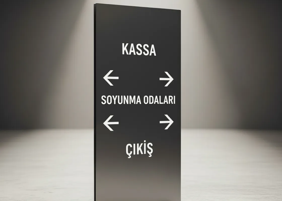 Ankara Totem Yönlendirme Tabela