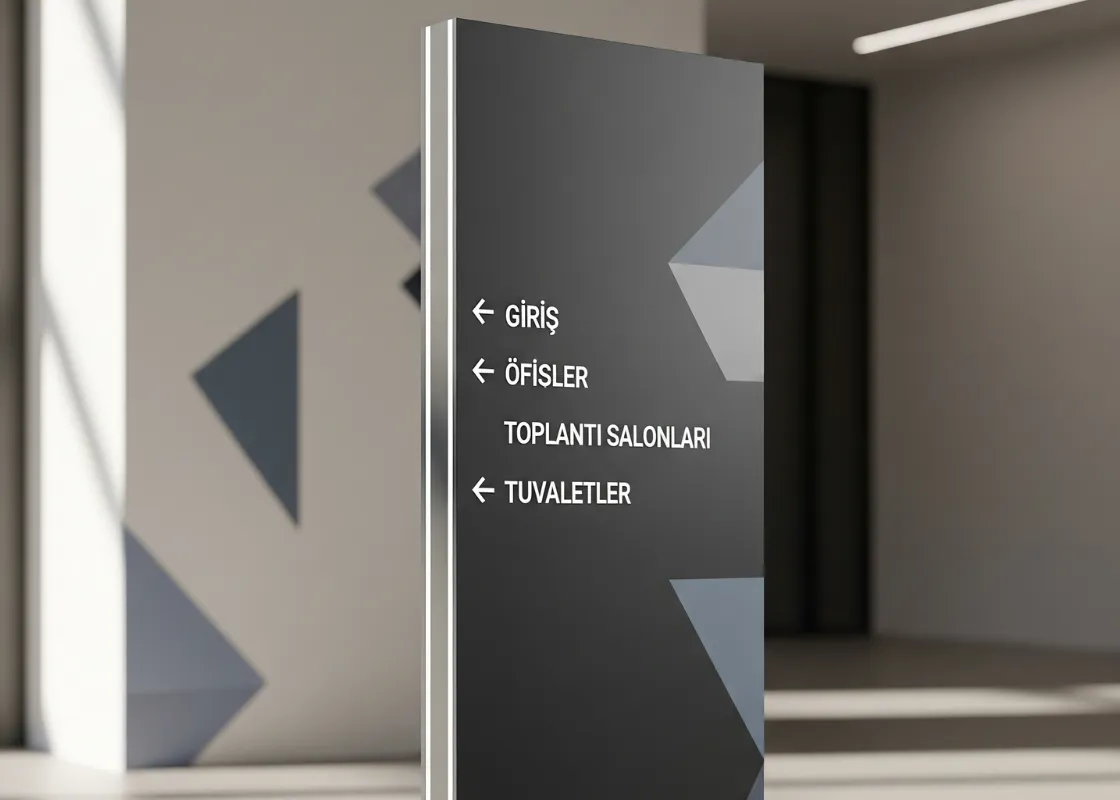 Ankara Totem Yönlendirme Tabela